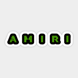 Repro Vintage Amiri Sticker